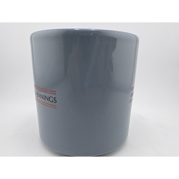 Wright Lidnesy Jennings Advertising Coffee Mug Cup Vintage Gray - Picture 2 of 8